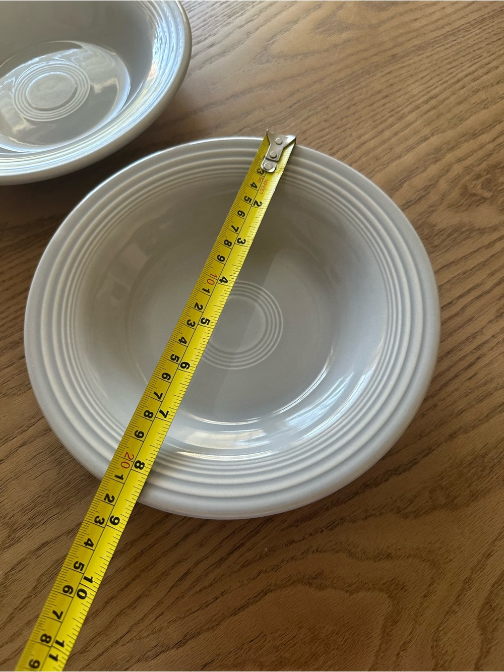Fiestaware Gray Nested Ring Serving Bowls - Pair - Picture 4 of 4